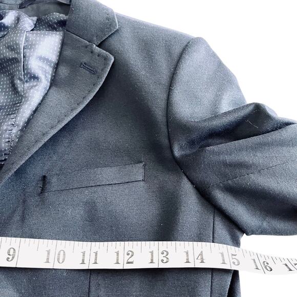 Papini boys navy blazer suit sport jacket 10 Slim NWT - Picture 9 of 12